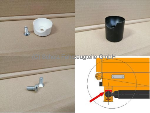 Kugelschale für Kipplager